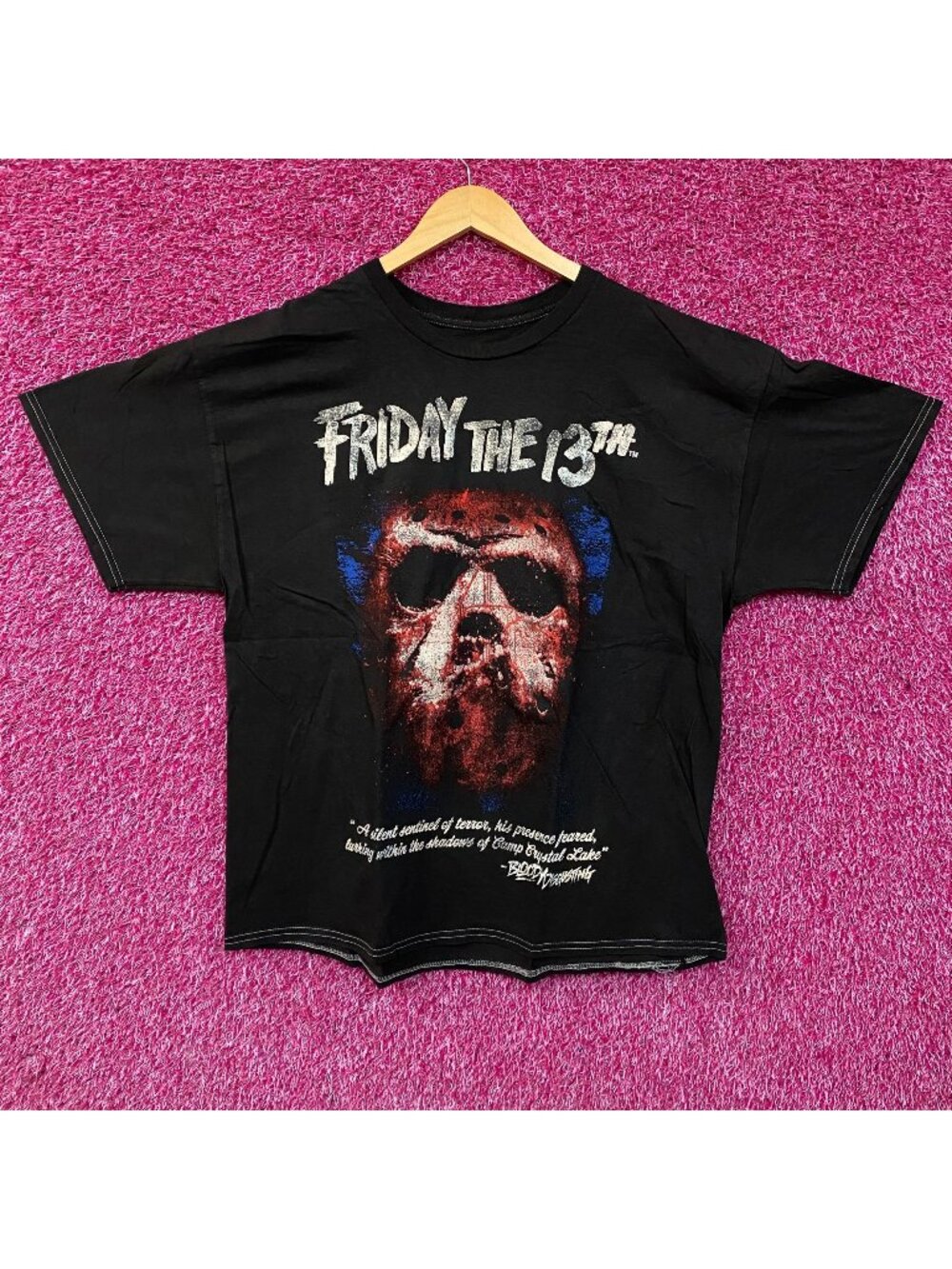 Ripple Junction "Friday the 13th" Jason Voorhees Horror Graphic T-Shirt Large